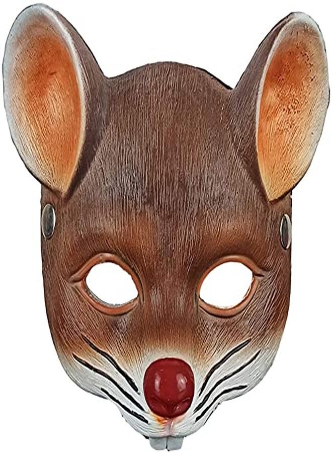 Joylern Animal Mask 3D Mouse Mask Halloween Mask for Halloween Cosplay Party Props - Brown - Image 1